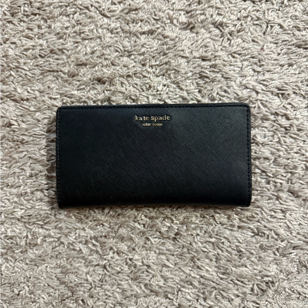 Kate Spade Black Wallet  - Excellent Condition